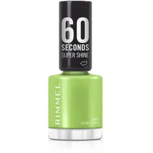 Rimmel 60 Seconds Super Shine vernis à ongles teinte 107 Acid Lime 8 m... pas cher