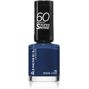 Rimmel 60 Seconds Super Shine vernis à ongles teinte 102 Denim Lover 8... pas cher