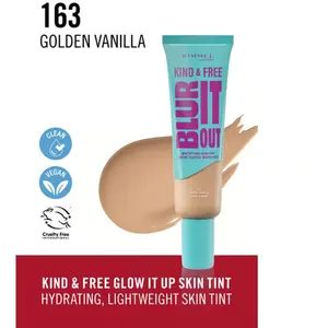 RIMMEL PERFECTEUR DE TEINT MATIFIANT KIND & FREE GOLDEN VANILLA 163 30ML pas cher