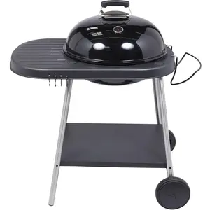 Barbecue à Charbon de bois Kettle rond 55cm sur Roues K5 HYBA pas cher