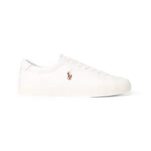 Ralph Lauren Longwood Leather White Trainers EU 44 pas cher
