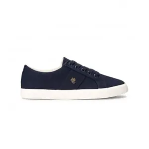 Chaussures Ralph Lauren Janson II toile bleu foncé femme - 36