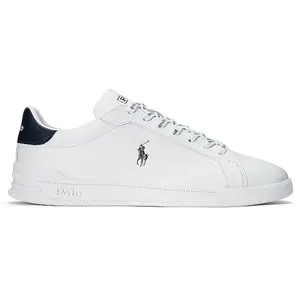 Comparateur de prix : Chaussures Ralph Lauren Heritage Court blanc bleu marine - 42