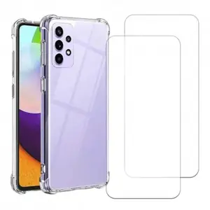 Comparateur de prix : EVETANE Coque Galaxy A52/A52S et 2 écrans de protection - TPU - Transparent