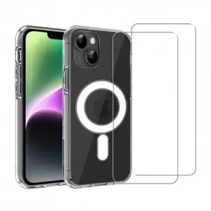 Comparateur de prix : Evetane Coque iPhone 14 et 2 écrans de protection - TPU - Transparente