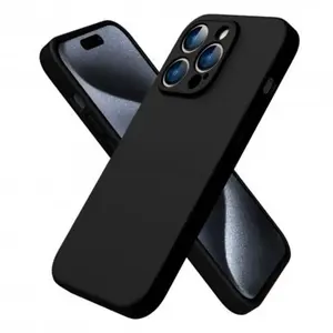 EVETANE Coque compatible Iphone 15 Pro antichoc Noir + 2 vitres pas cher