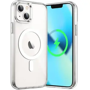 EVETANE Coque anti-choc Magsafe compatible Iphone 13 Mini pas cher