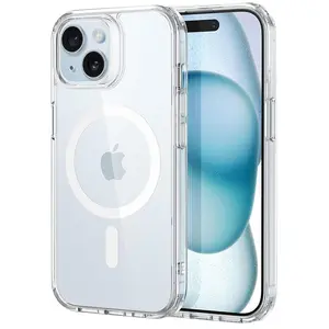 Evetane Coque iPhone 15 - TPU - Transparent pas cher