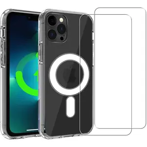 Comparateur de prix : EVETANE Coque iPhone 13 Pro Max et 2 écrans de protection - TPU - Transparent