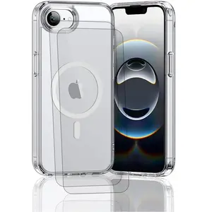 Comparateur de prix : Coque iPhone 16e et 2 écrans de protection - TPU - Transparent