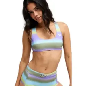 Haut de maillot de bain femme Roxy Pro Surf Bralette Violet M ERJX305768-BFN1 pas cher