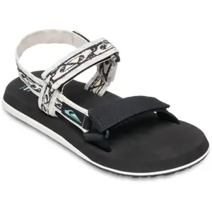 Comparateur de prix : Quiksilver Monkey Caged - Sandales homme Black / White 43