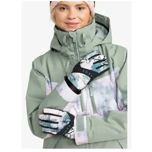 Roxy Jetty Gloves - Gants ski femme Sea Pine Dreamy Picture S pas cher