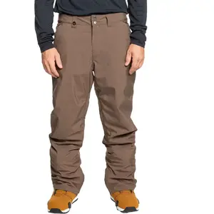Quiksilver - Estate Pant - Pantalon de ski taille S, brun pas cher