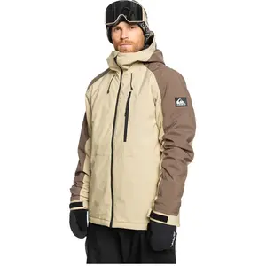 Comparateur de prix : Quiksilver - Mission Block - Veste de ski taille M, beige