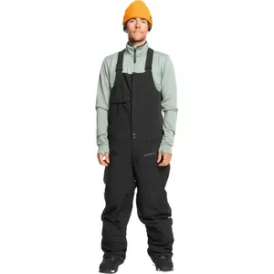 Quiksilver - Utility Bib - Pantalon de ski taille L, noir pas cher