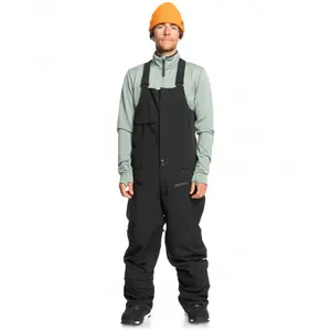 Quiksilver - Utility Bib - Pantalon de ski taille S, noir pas cher