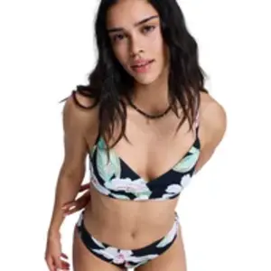 Pt Essentials Wrap Bra par Roxy Noir M Accessoires pas cher