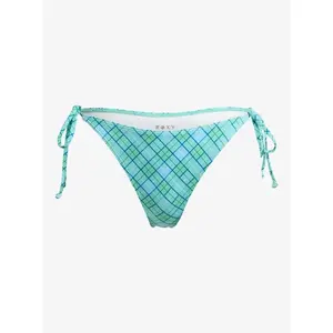 Bas de bikini Roxy Printed Essentials turquoise femme - M pas cher