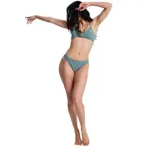 Bas de maillot de bain femme Roxy Solid Essentials Moderate Vert M ERJX405210-GZC0 pas cher