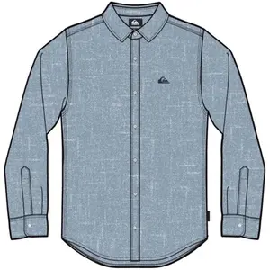 Comparateur de prix : Quiksilver - Mw Premium Stretch Ls - Chemise homme Ashley Blue - L