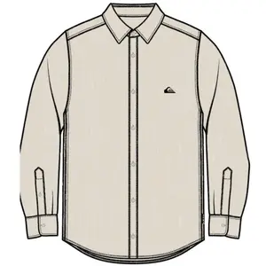 Comparateur de prix : Quiksilver - Mw Premium Stretch Ls - Chemise homme Bone White - L