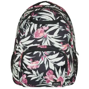 Sac à dos Roxy Shadow Swell imprimé 24 L noir rose femme pas cher