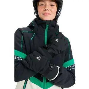 Roxy Gants JETTY SOLID GLOVES Femme Noir M pas cher