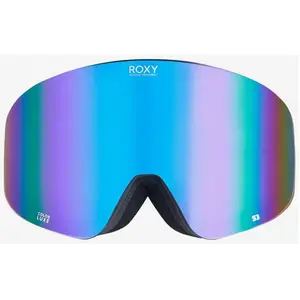 Masque Roxy Feelin avec verre miroir violet vert femme pas cher