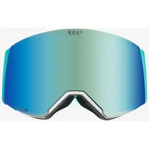Masque Roxy Wildlove avec verre miroir bleu turquoise femme pas cher