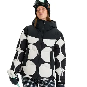 Roxy - Alofted Puffy Jacket - Veste ski femme True Black Big Dots - XL pas cher