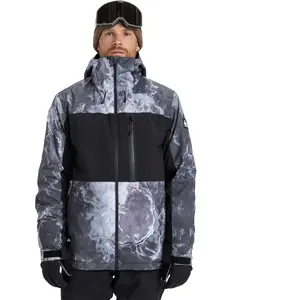 Comparateur de prix : Quiksilver Veste de Snow Sycamore Printed Jacket Homme Noir S