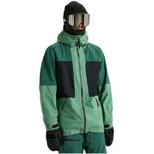 Veste à capuche Quiksilver Forever Stretch GORE-TEX vert noir - L pas cher