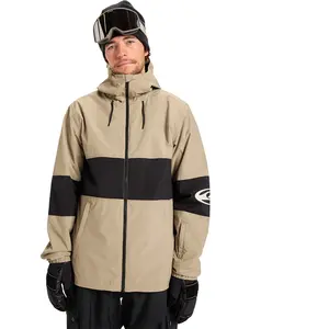 Veste à capuche Quiksilver High In The Hood beige noir - L pas cher