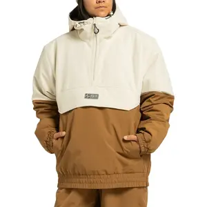 Comparateur de prix : Veste à capuche DC Shoes Nexus Réversible 5K blanc crème marron - L