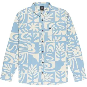 Comparateur de prix : Quiksilver - Motherfly Printed Ls Shirt - Chemise homme China Blue Des...