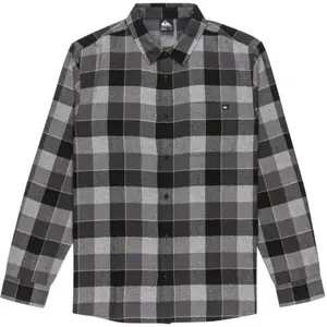 Comparateur de prix : Quiksilver Pull Motherfly Plaid LS Shirt Homme Noir S