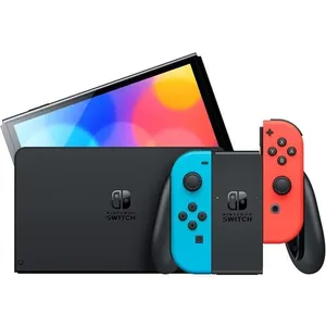 NINTENDO Switch OLED 64 Go bleu - - pas cher