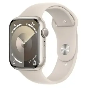 Apple Watch Series 9 GPS - 45mm - Boîtier Starlight Aluminium - Bracel... pas cher