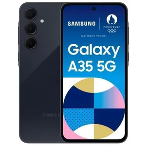 SAMSUNG Galaxy A35 5G Smartphone 128Go Bleu nuit (2024) - pas cher