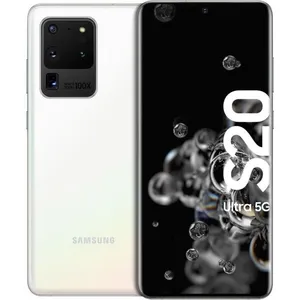SAMSUNG Galaxy S20 Ultra 5G Double SIM 128 Go Cloud White - pas cher