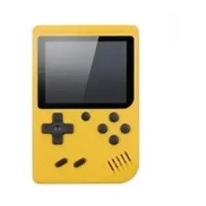Comparateur de prix : Game Box Yellow : Console De Jeux Portable Avec 400 Jeux Retro - Jaune