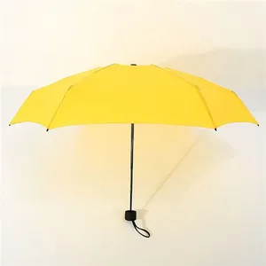 Non communiqué SHOP-STORY - Mini-Parapluie pliable - Jaune pas cher