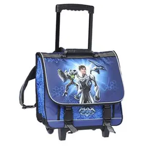 MAXSTEEL CARTABLE A ROULETTES MAX STEEL pas cher