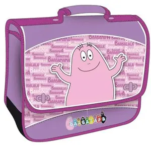 Cartable SCOLAIRE BARBAPAPA ROSE - 32x10x25 cm - 8L