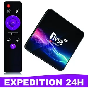 Comparateur de prix : ZISONIX TV98 Android TV Box Android 12 TV Box H616 Quad-Core 2 G + 16 ...