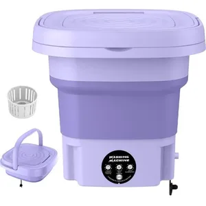 PRUMYA Machine à Laver Portable, Machine à Laver Pliable 8L, Mini Lave...Vendu parcdiscount