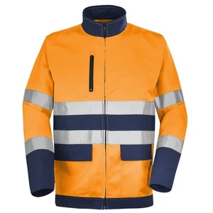 CEPOVETT Blouson Fluo Base Xp 9d81 - Orange Fluo / Marine - 5