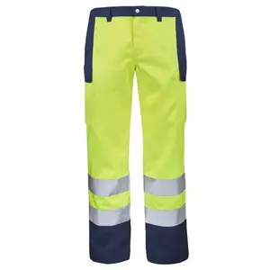 CEPOVETT Pantalon fluo base xp jaune fluo/bleu marine xs - FR(36-38)