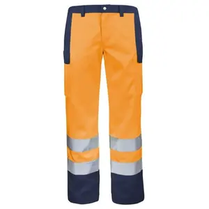 CEPOVETT Pantalon fluo base xp orange fluo/bleu marine xl - FR(52-54)